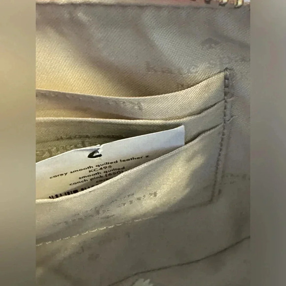 NWOT Kate Spade Carey Smooth Leather bag pink - Picture 5 of 7